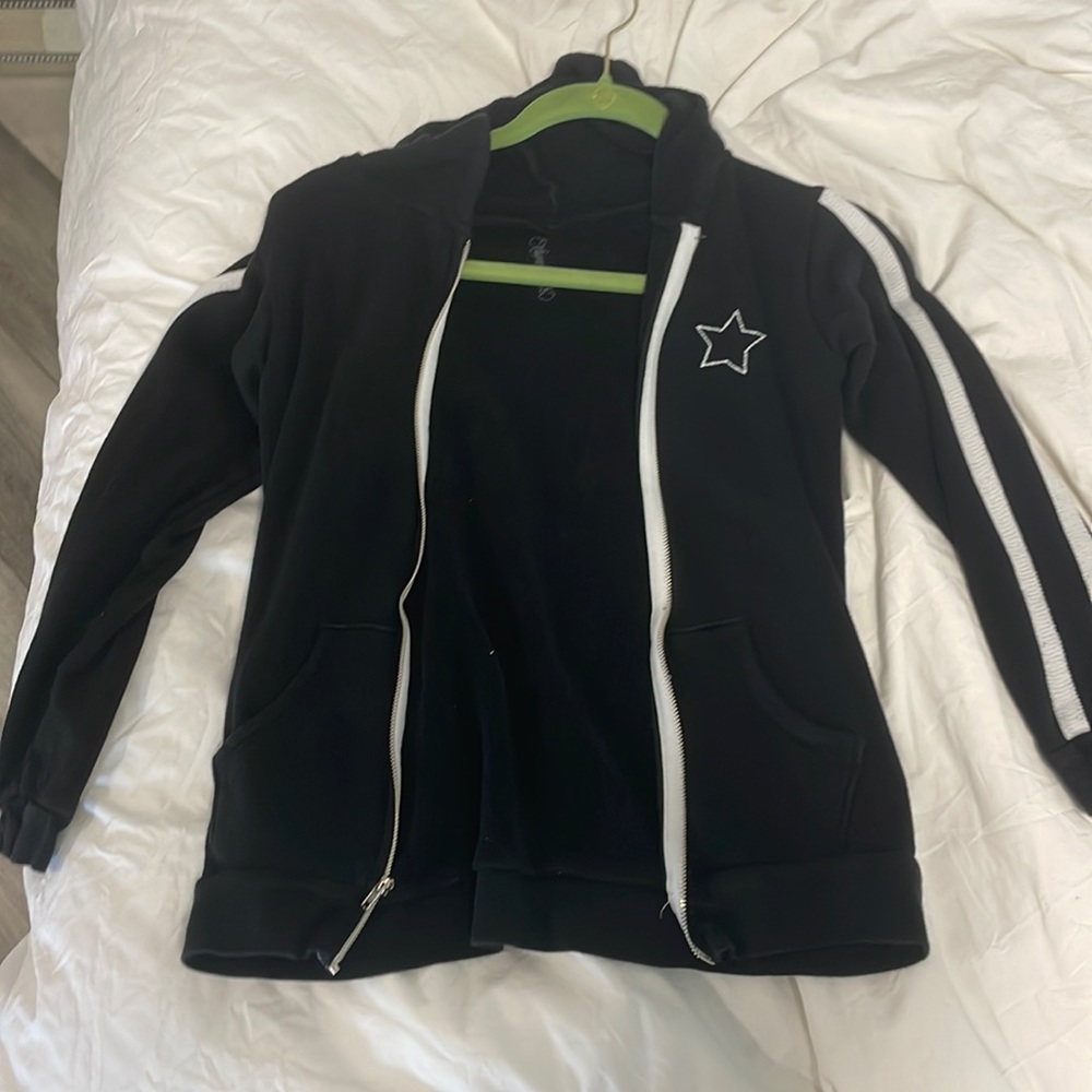 Lauren Moshi juniors sweatshirt zip up